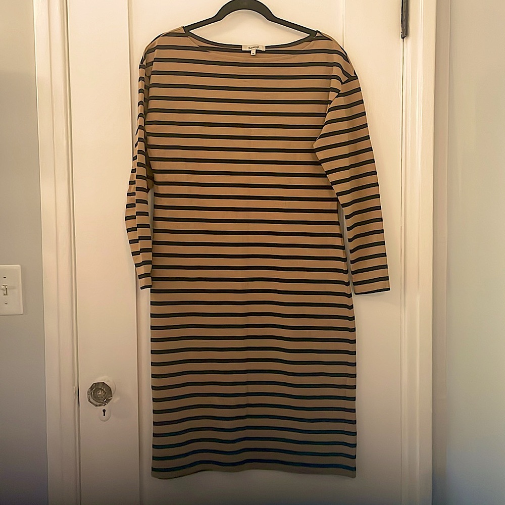 Samuji Striped Cotton Dress
